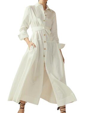 Cynthia Rowley Solid Perennial Shirt Dress